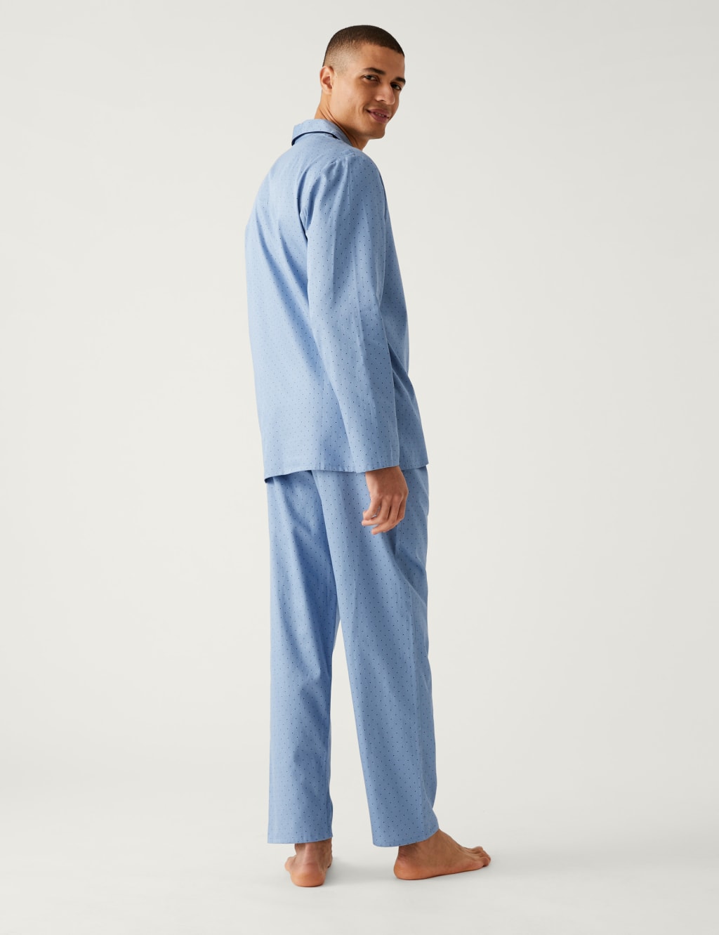 Pure Cotton Polka Dot Pyjama Set image 4