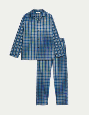 Pure Cotton Checked Pyjama Set