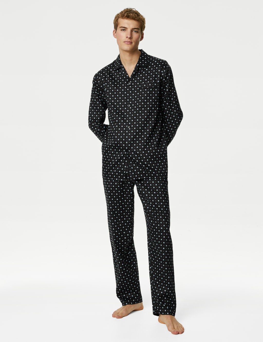Pure Cotton Printed Pyjama Set image 1