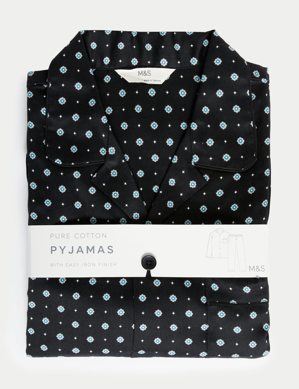 Pure Cotton Printed Pyjama Set image 6
