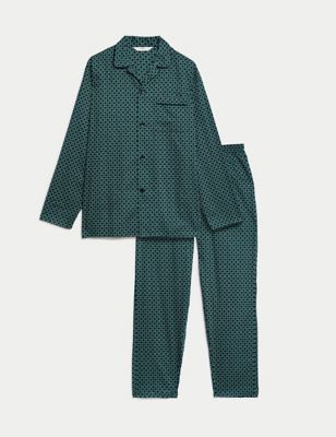 Pure Cotton Mosaic Print Pyjama Set
