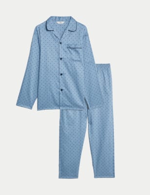 Pure Cotton Polka Dot Pyjama Set
