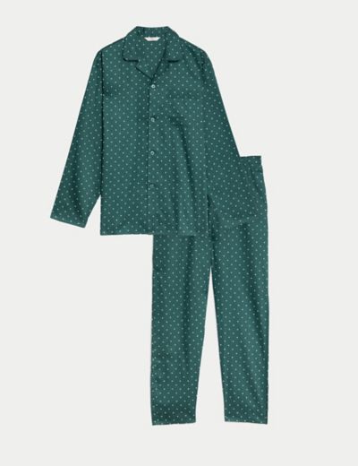 Pure Cotton Polka Dot Pyjama Set