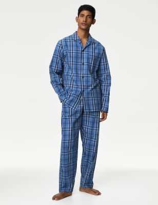 Revere collar pyjama online set