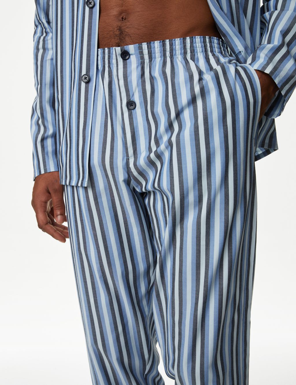 Pure Cotton Striped Pyjama Set image 4