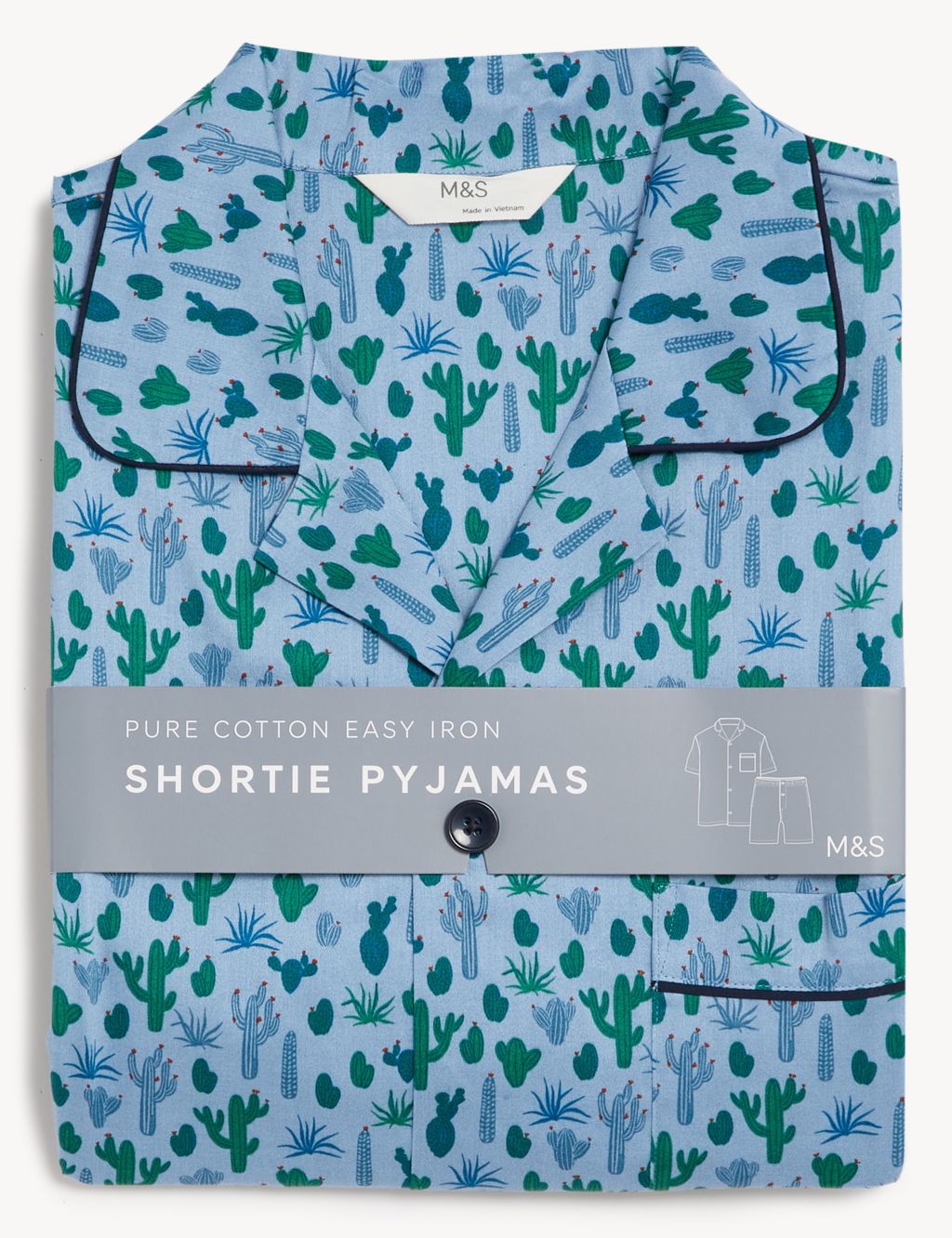 Pure Cotton Cactus Print Pyjama Set image 4