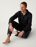 Pure Cotton Budgie Print Pyjama Set