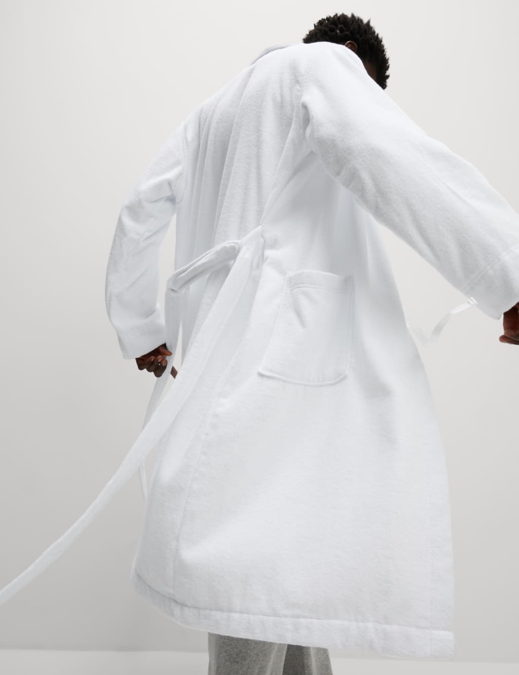 Pure Cotton Towelling Dressing Gown image 2