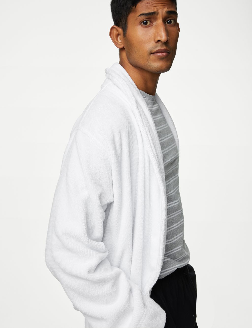 Pure Cotton Towelling Dressing Gown image 4