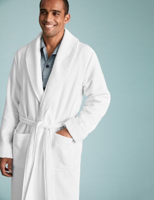  Robe de chambre 100 % coton gaufré - White