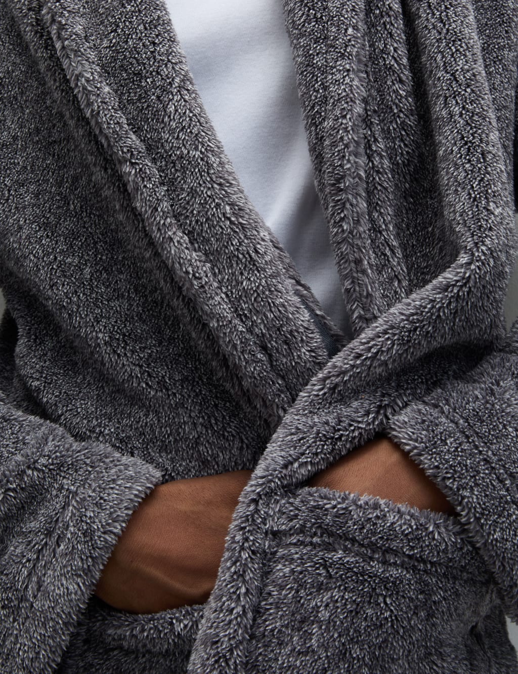 Fleece Supersoft Dressing Gown image 4