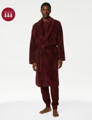 

Mens M&S Collection Fleece Supersoft Dressing Gown - Burgundy, Burgundy