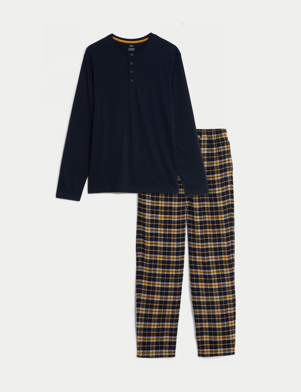 Brushed Cotton Checked Pyjama Set image 2