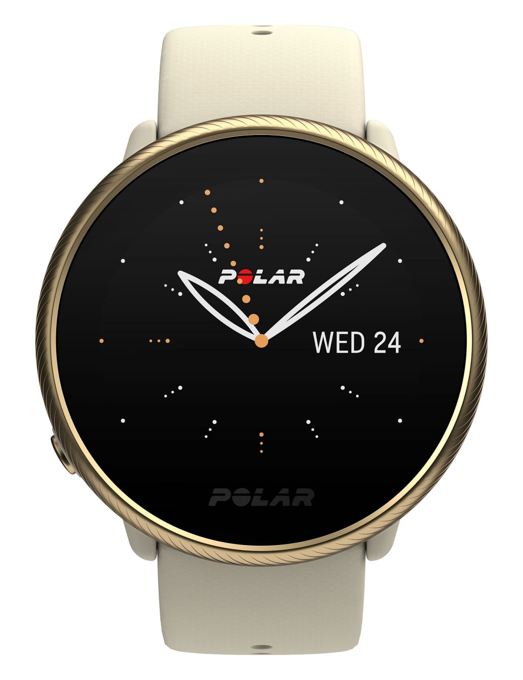 Polar Ignite Fitness Tracker Gold Silicone Smartwatch