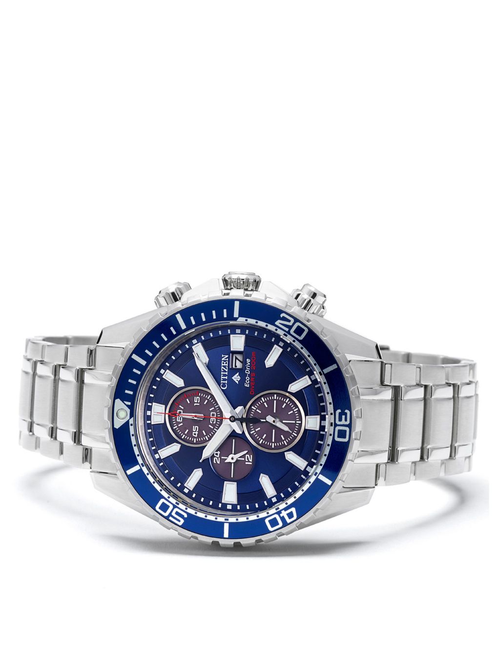 Citizen Promaster Diver's Stainless Steel Chronograph Watch image 2