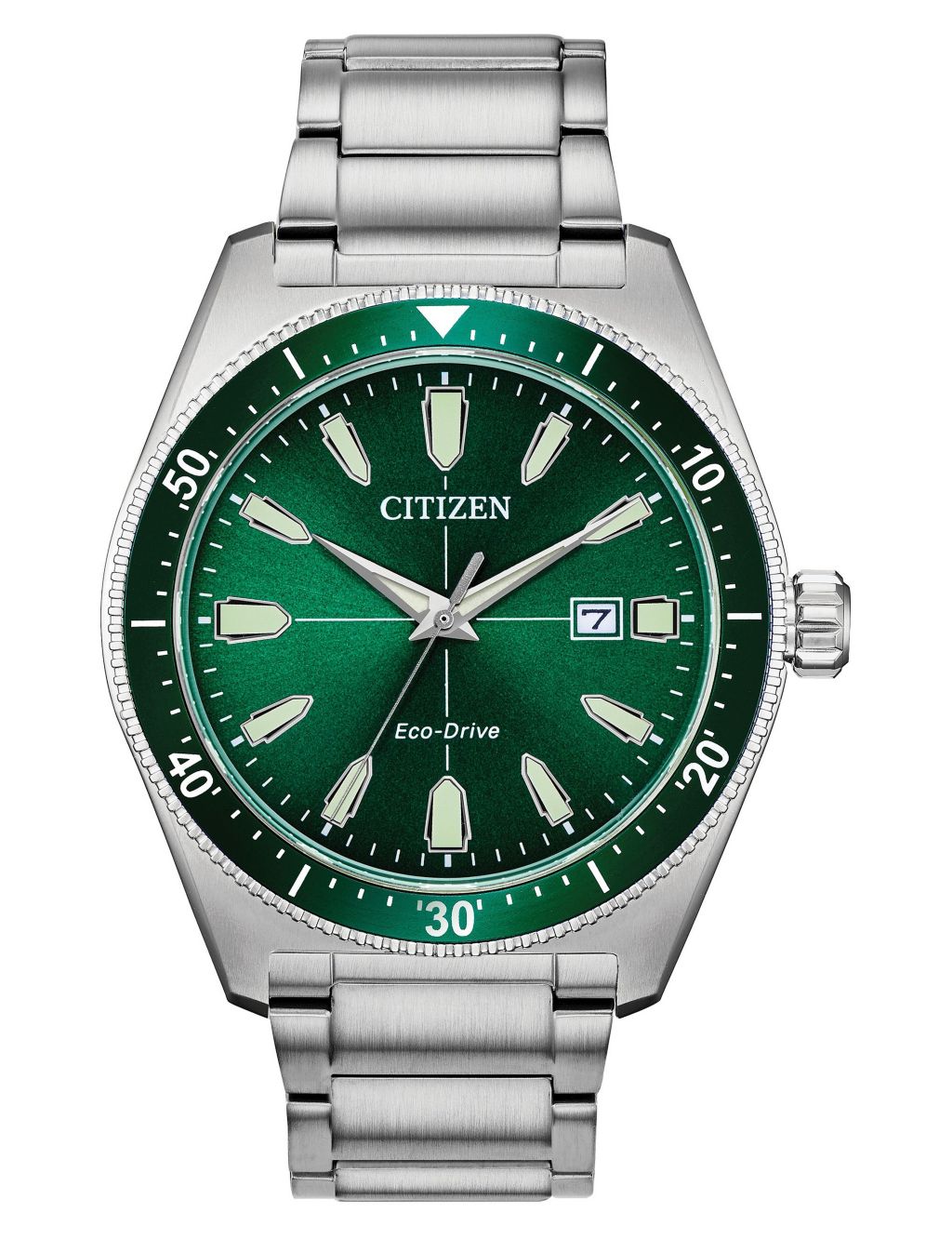 Citizen Eco-Drive Vintage Sport Stainless Steel Watch