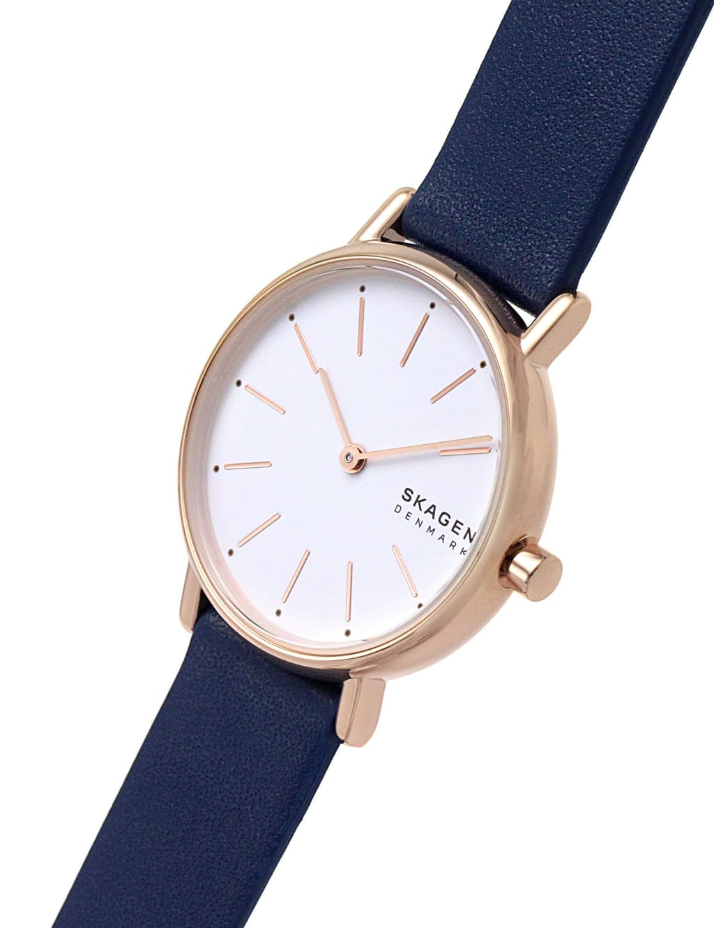 Skagen Signatur Navy Leather Watch image 2