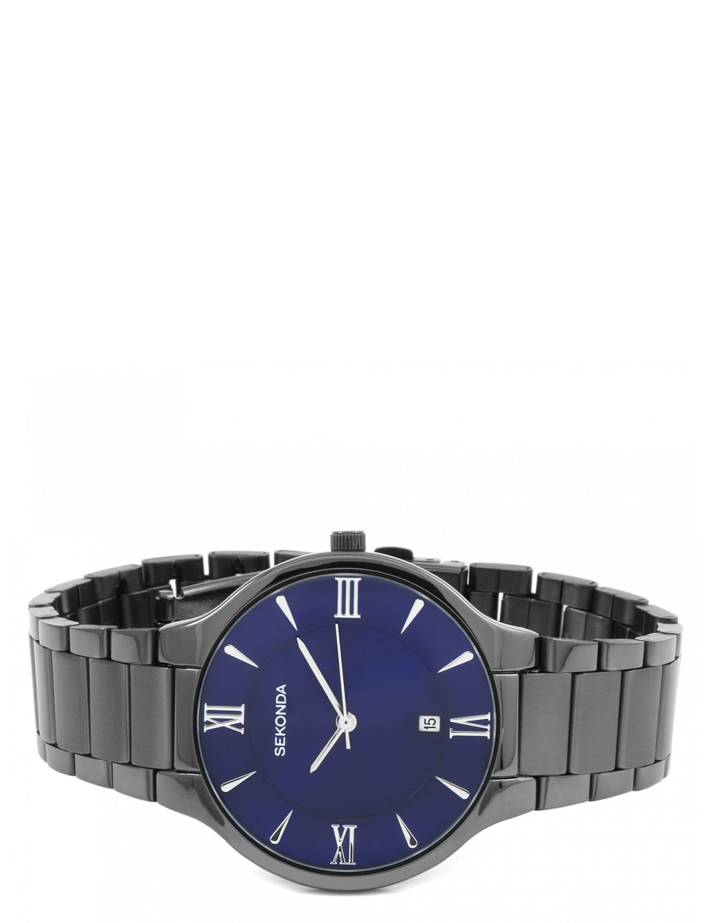 Sekonda Black Stainless Steel Watch image 4