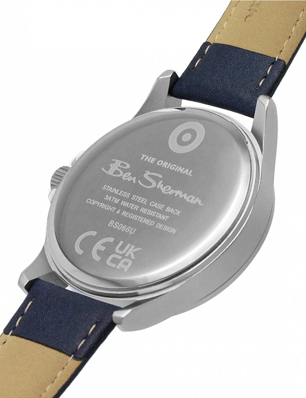 Ben Sherman Navy Faux Leather Quartz Watch image 3
