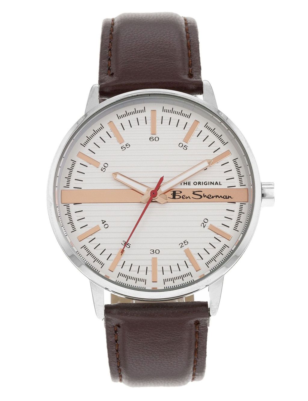 Ben Sherman Brown Faux Leather Quartz Watch image 1