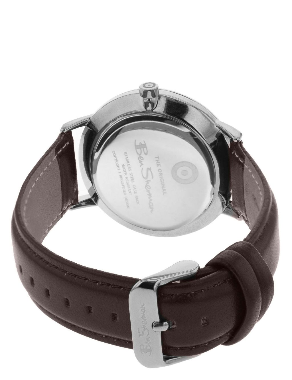 Ben Sherman Brown Faux Leather Quartz Watch image 2