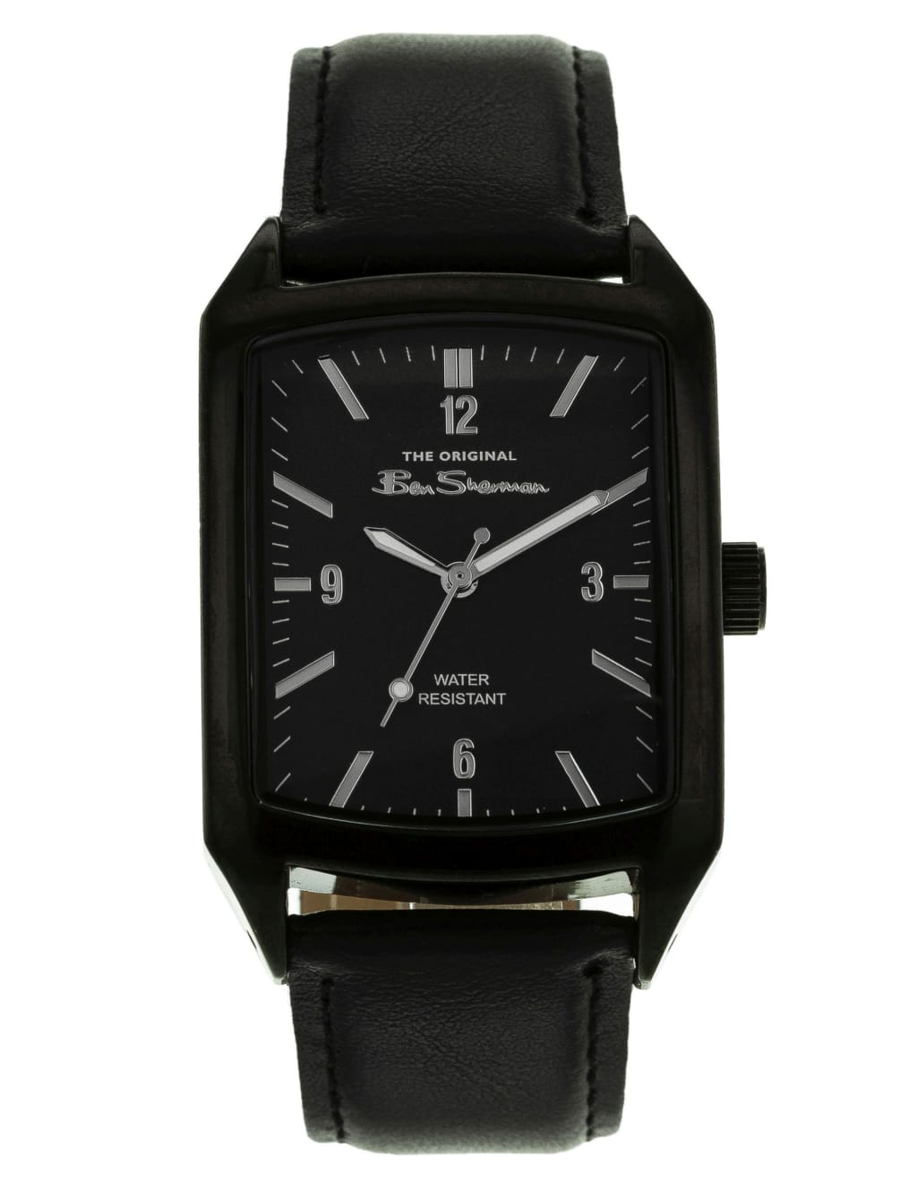 Ben Sherman Black Faux Leather Watch image 1
