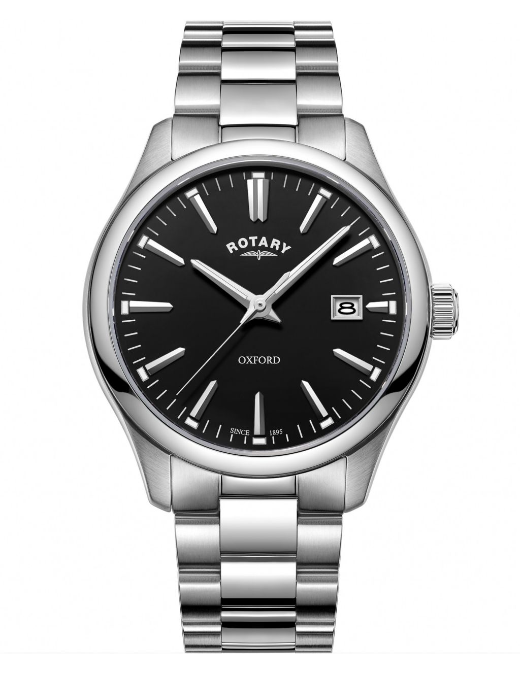 Rotary Silver Stainless Steel Watch image 1