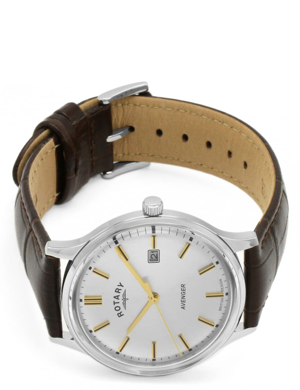 Rotary Water Resistant Leather Watch image 2