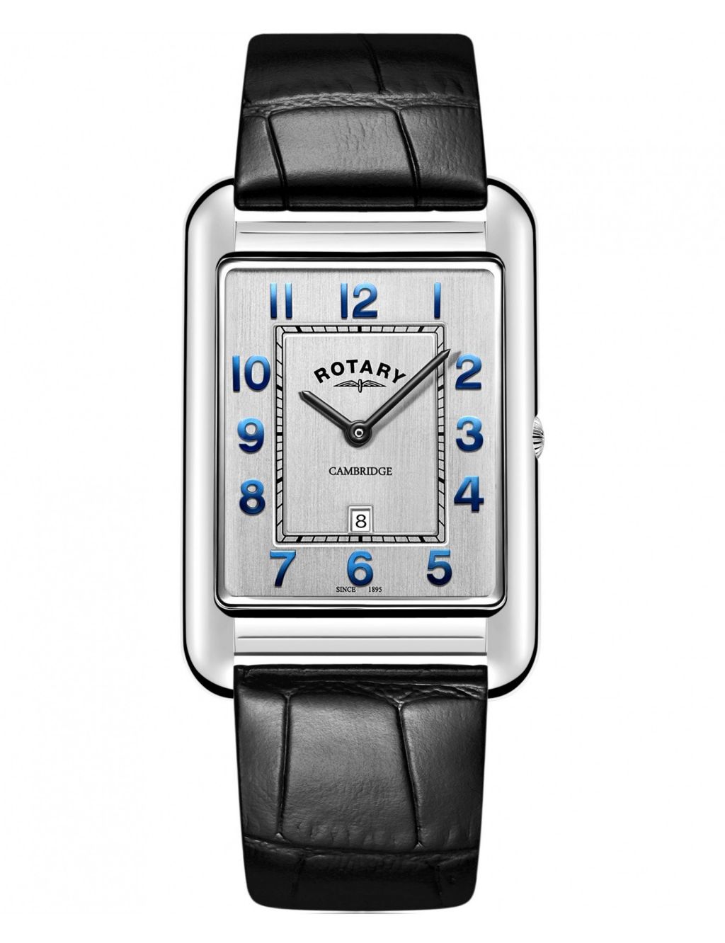 Rotary Casual Black Leather Watch image 1