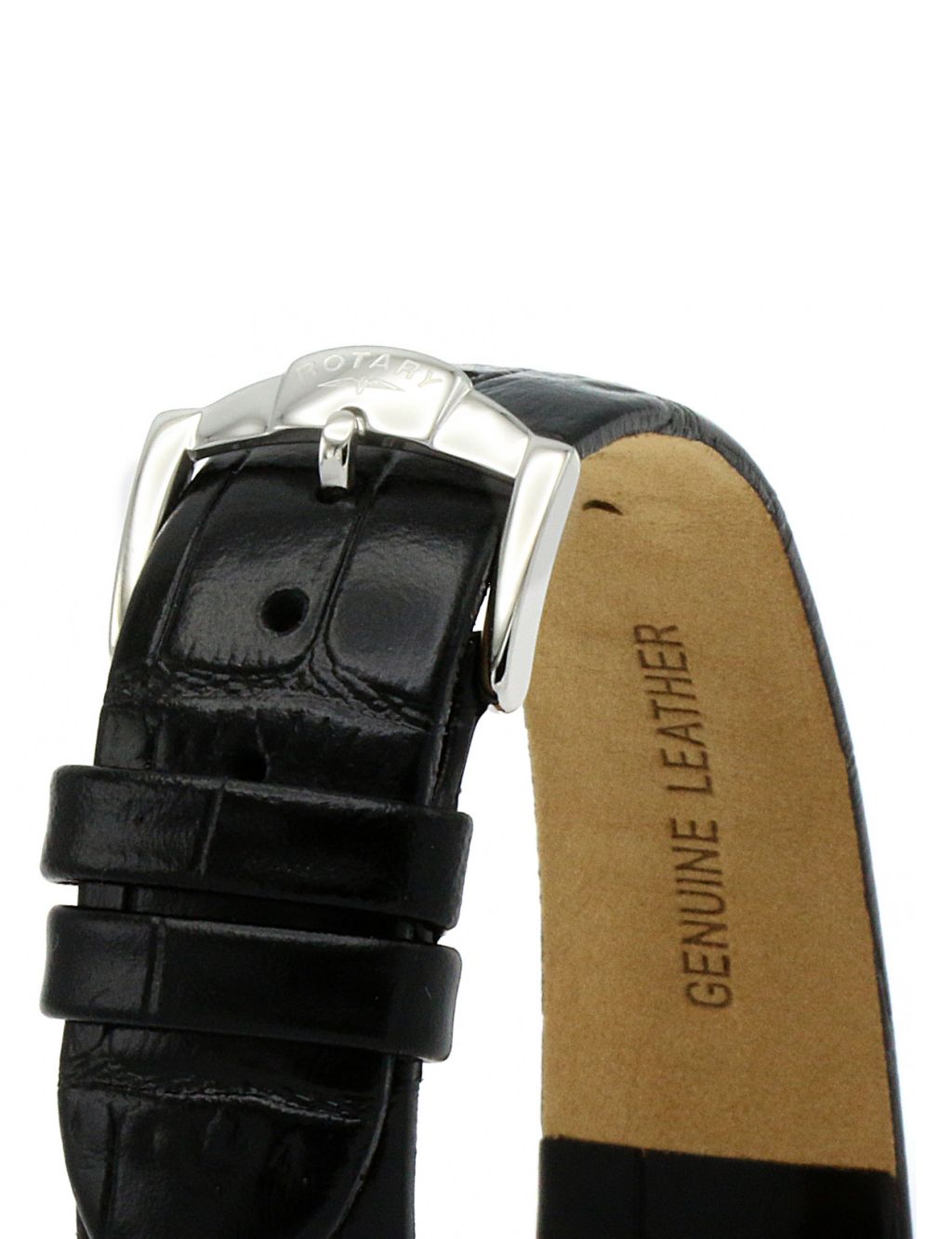 Rotary Casual Black Leather Watch image 4
