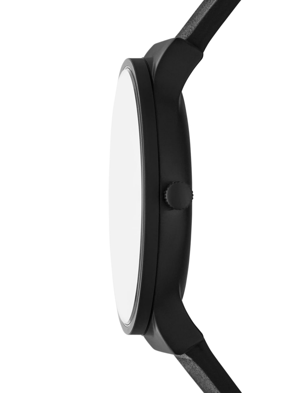 Skagen Anchor Black Leather Quartz Watch image 4