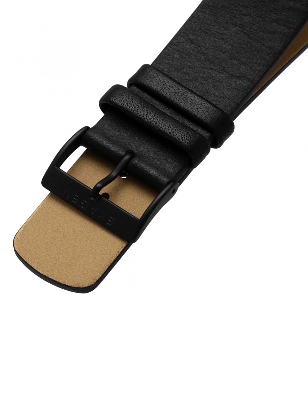 Skagen Anchor Black Leather Quartz Watch image 6
