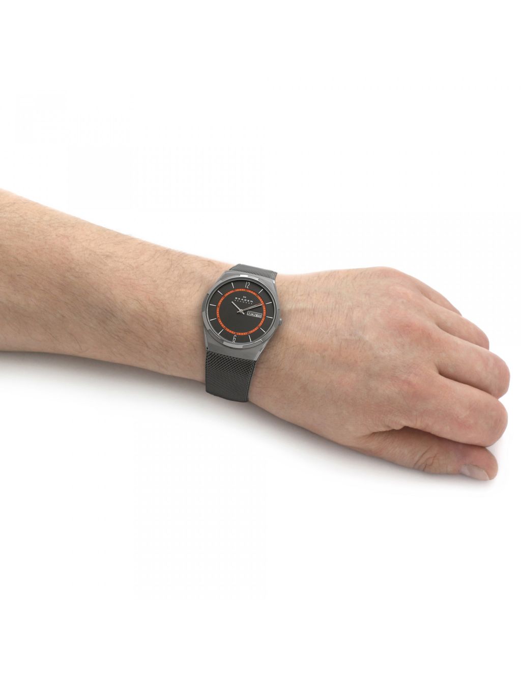 Skagen Melbye Grey Chainmail Bracelet Quartz Watch image 2