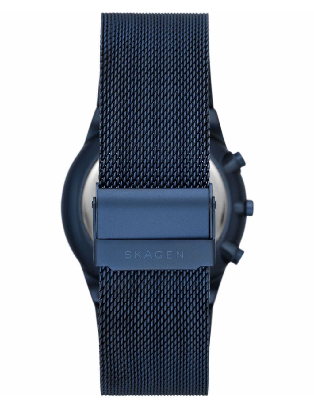 Skagen Stainless Steel Blue Chronograph Quartz Watch image 3