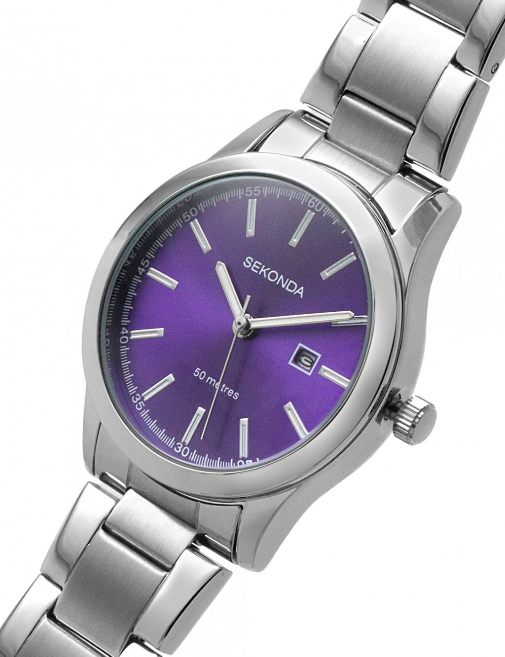 Sekonda Silver Tone Bracelet Quartz Watch image 5