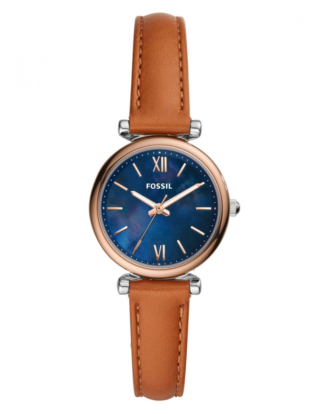 Fossil Carlie Brown Leather Watch image 1