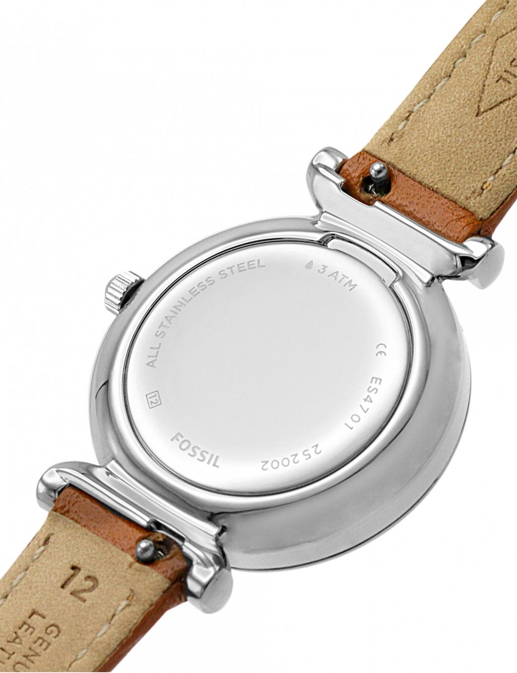 Fossil Carlie Brown Leather Watch image 4
