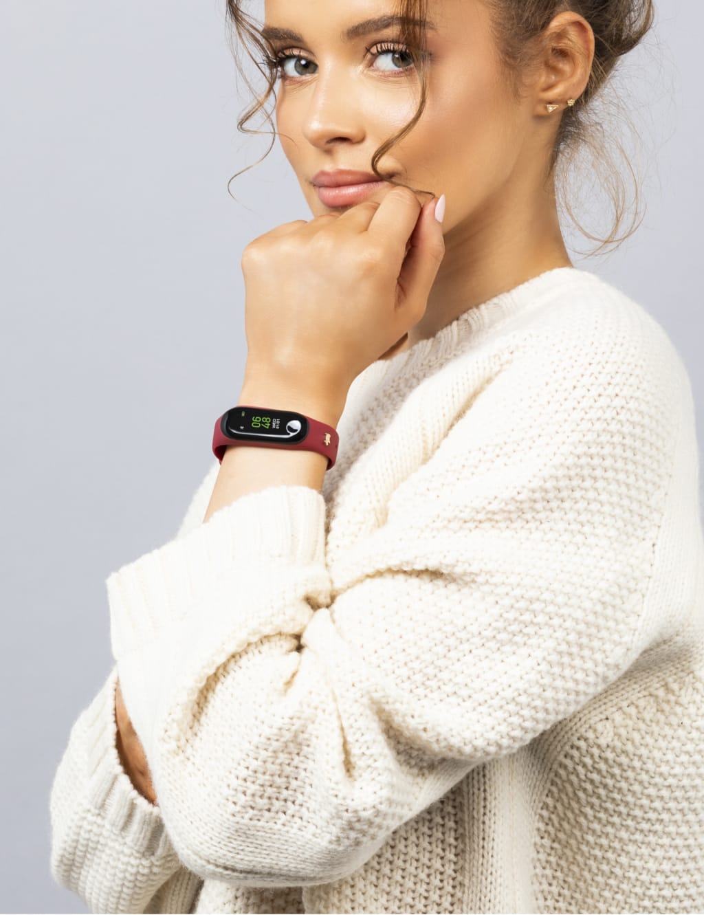 Radley Red Rubber Smart Watch image 2