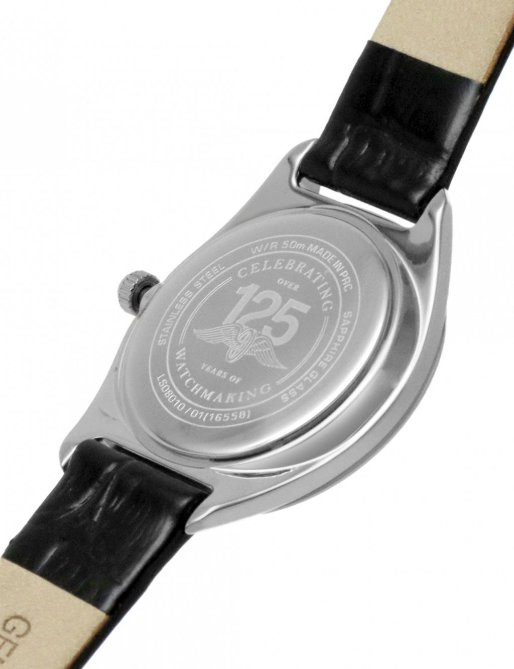 Rotary Ultra Slim Black Leather Watch image 6