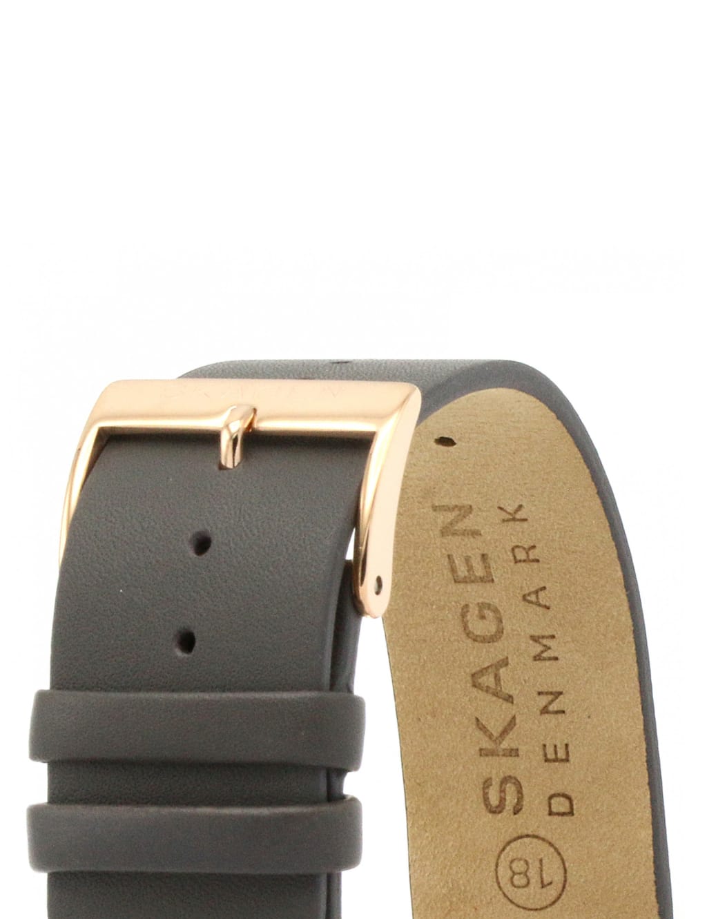 Skagen Signatur Grey Leather Quartz Watch image 5
