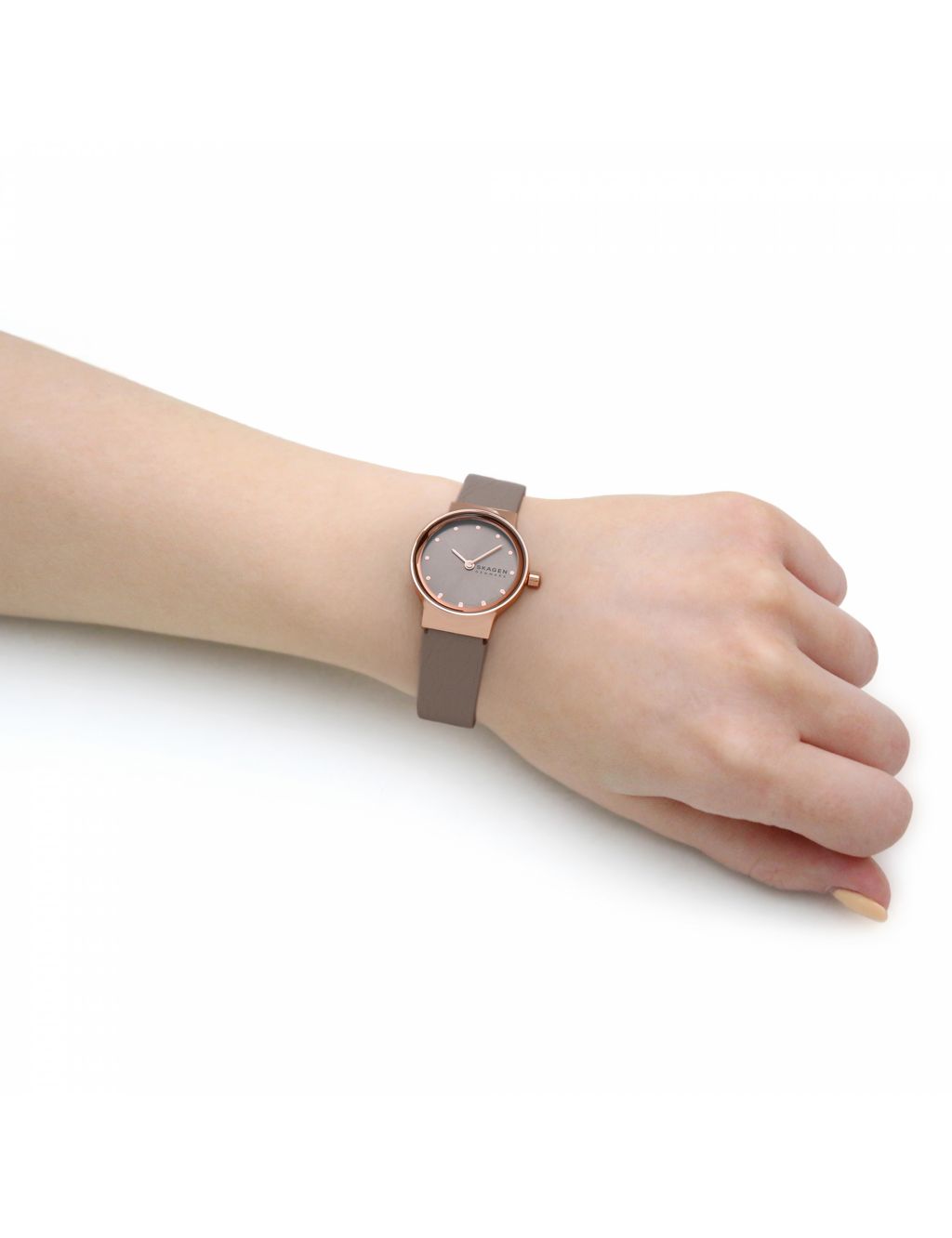 Skagen Grey Leather Watch image 2