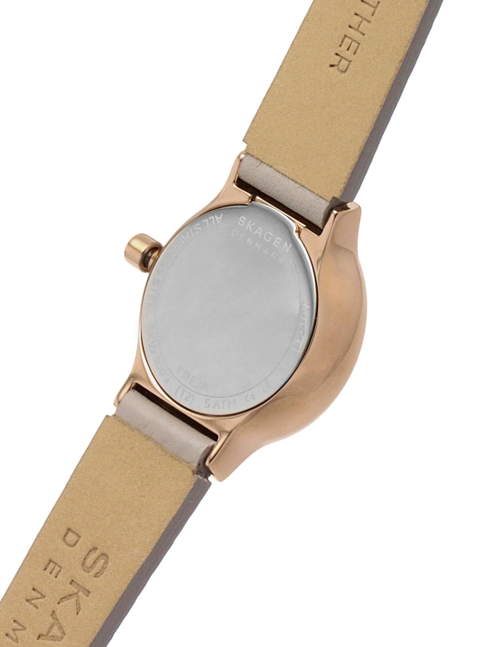 Skagen Grey Leather Watch image 3