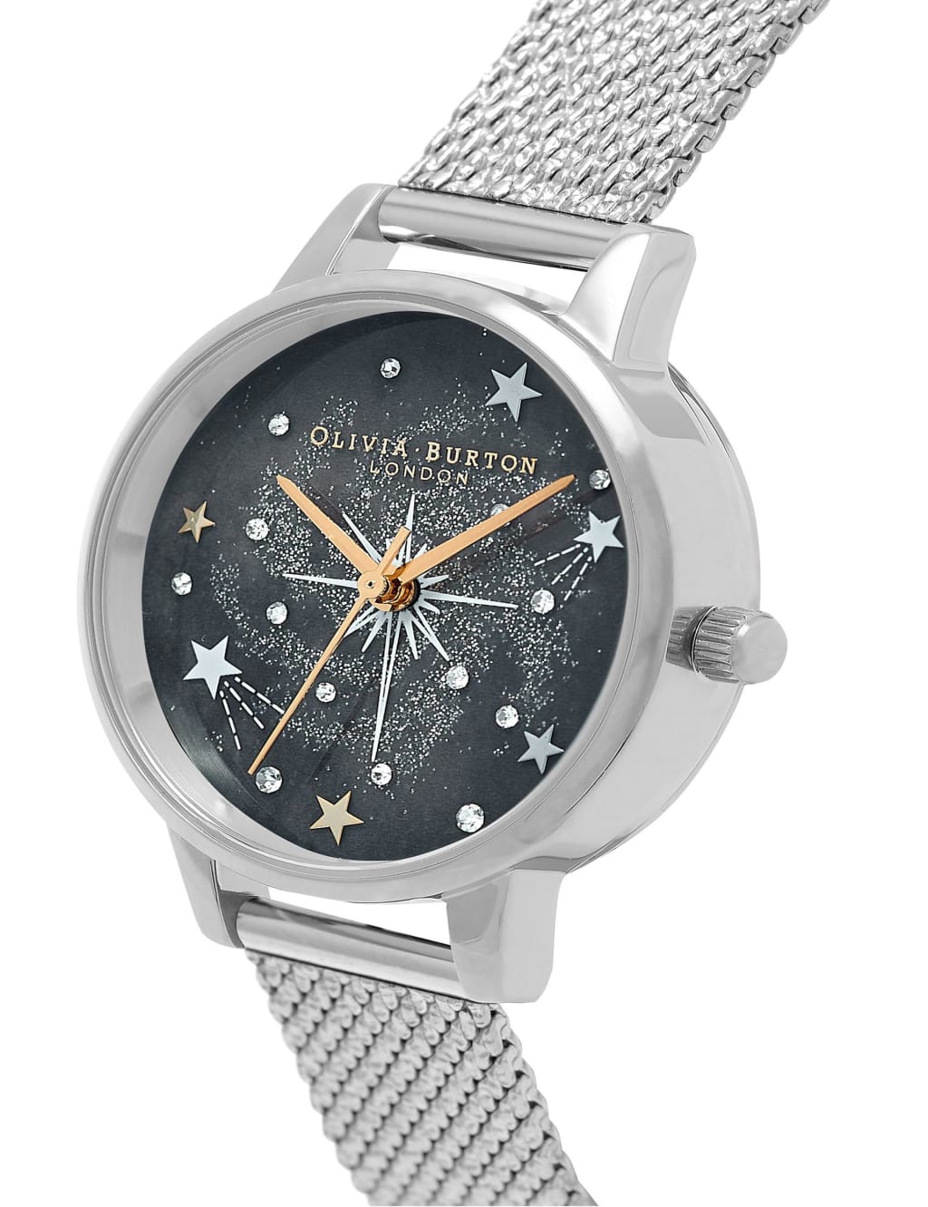 Olivia Burton Starburst Celestial Stainless Steel Bracelet Watch image 2