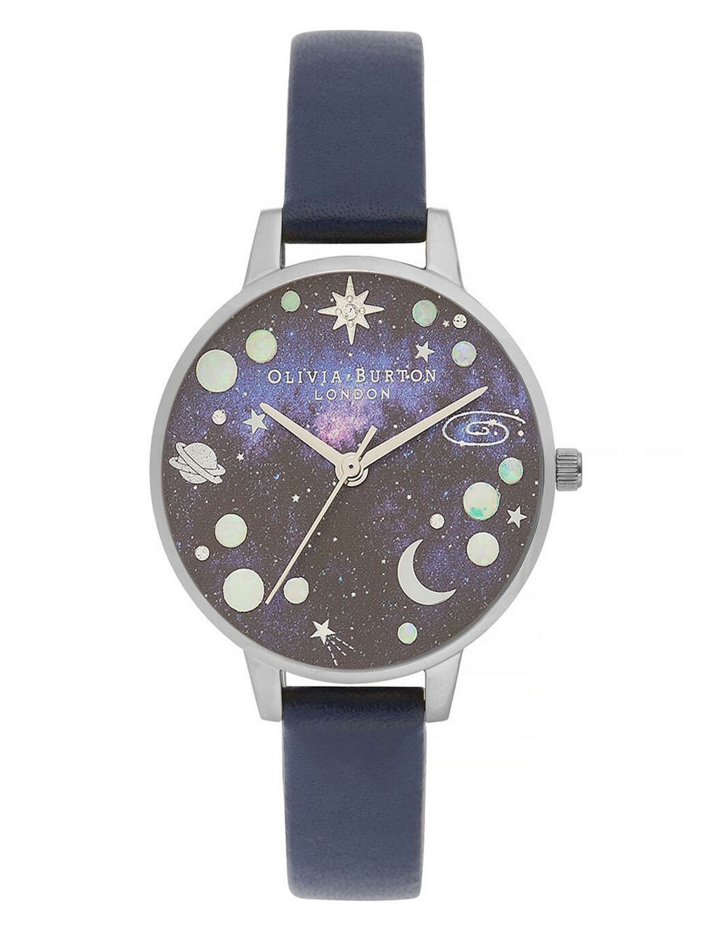 Olivia Burton Celestial Blue Leather Watch image 1