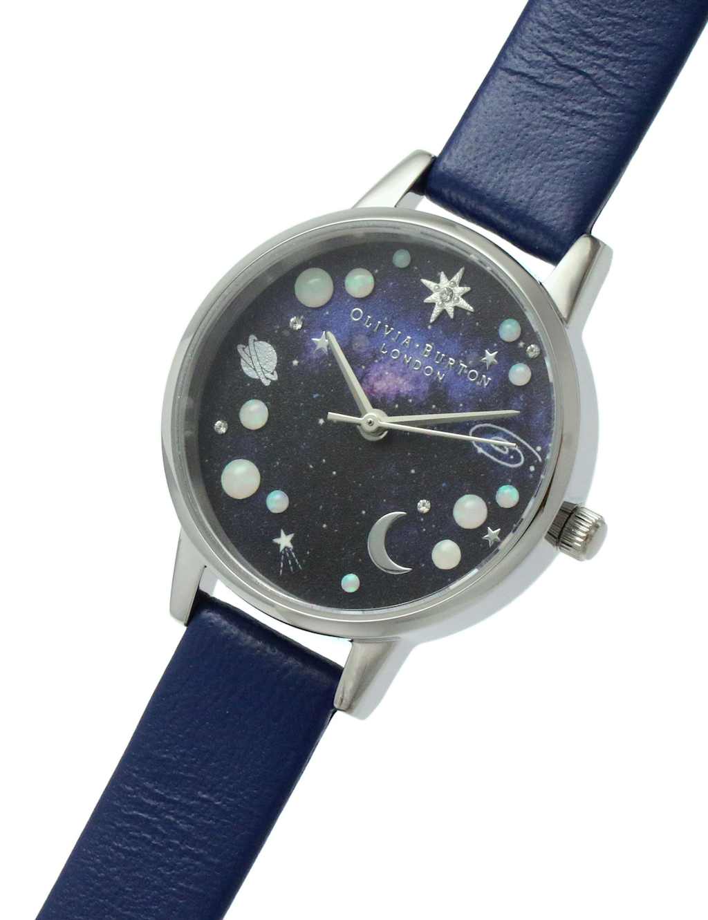 Olivia Burton Celestial Blue Leather Watch image 3