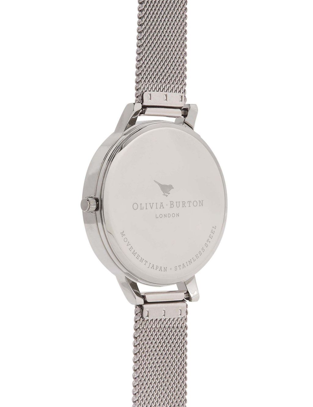 Olivia Burton Big Dial Silver Quartz Watch image 3
