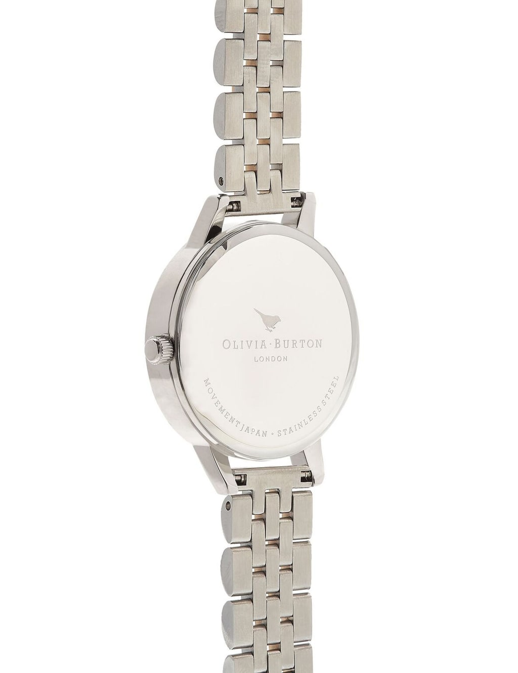 Olivia Burton Stainless Steel Silver & Rose Gold Watch image 4