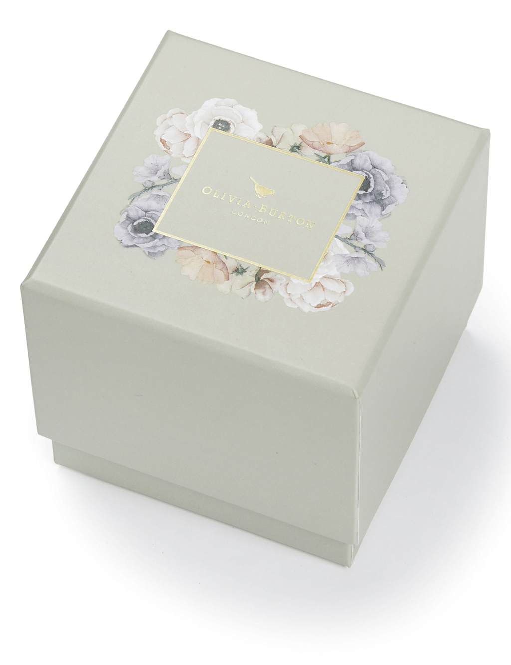 Olivia Burton Abstract Florals Silver Quartz Watch image 3