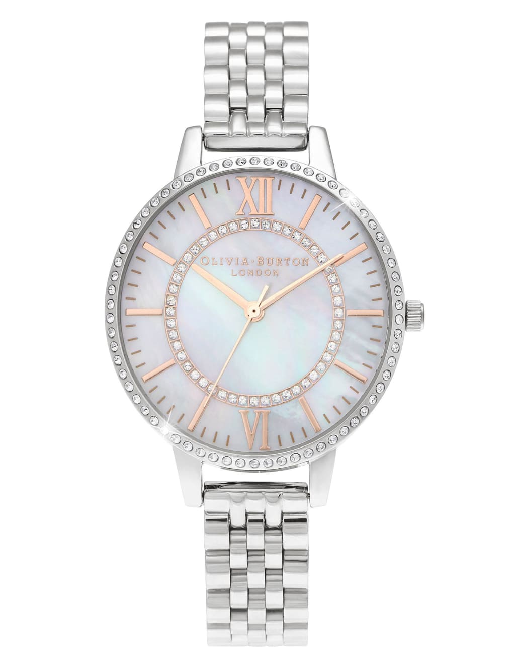 Olivia Burton Sparkle Wonderland Stainless Steel Bracelet Watch image 1