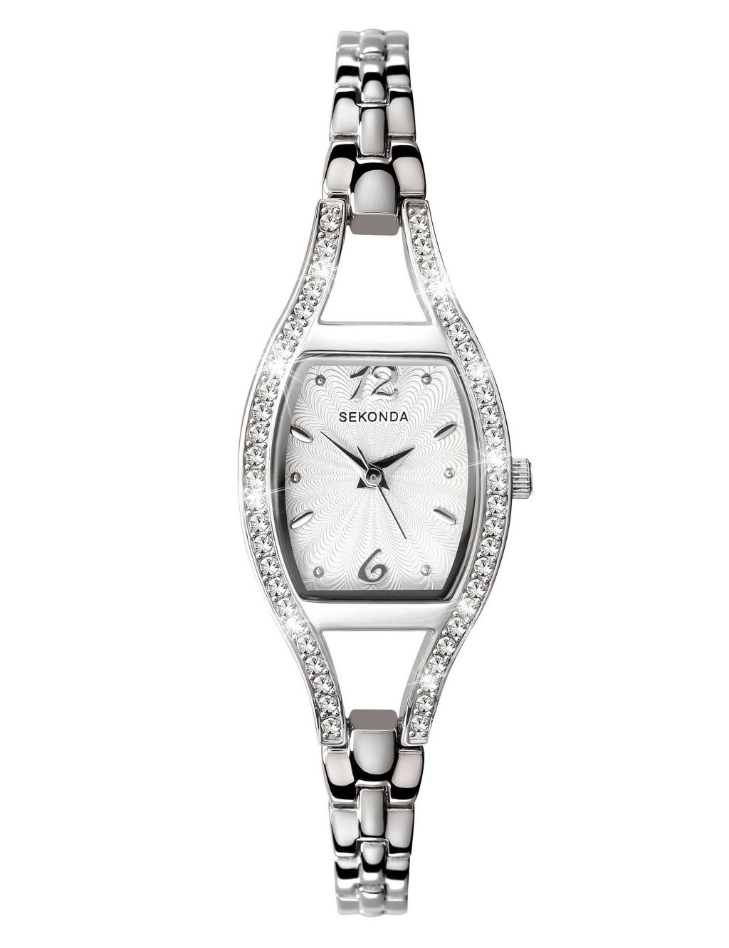 Sekonda Dress Tonneau Silver Watch image 1